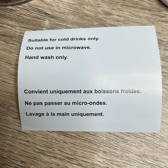 Wifey White Rhinestone Studded Tumbler with Straw Tall Cold Beverage NWT - Picture 6 of 7